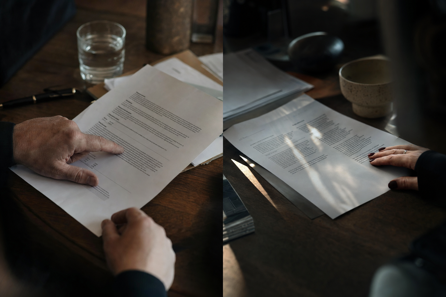 Jämförelse mellan dokument för ett investeringssparkonto och en kapitalförsäkring från en svensk bank och ett försäkringsbolag.